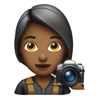Female photographer sticker