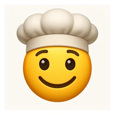 emoji with chef hat sticker