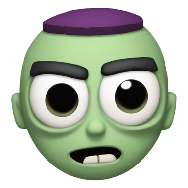 Zim from the cartoon “Invader Zim” sticker