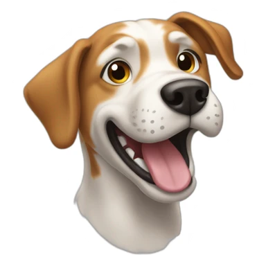 dog clicking image sticker