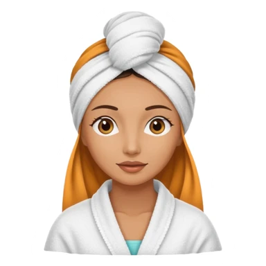 Woman at hair spa sticker