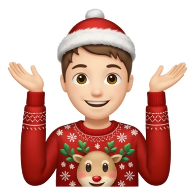 sweater chrsitmas sticker