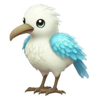Fantasy ice bird Fakemon full body sticker
