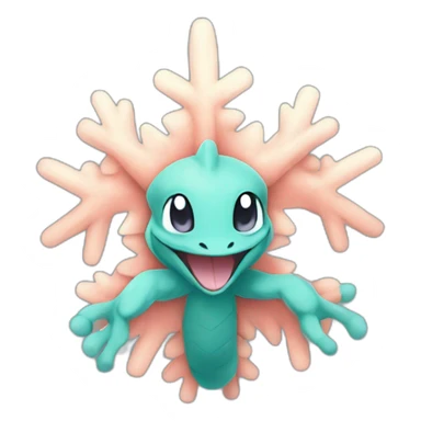 snowflake grovyle pokemon sticker