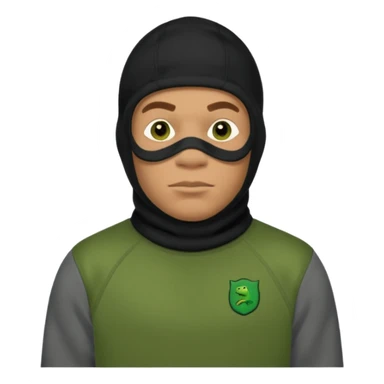 Shrek en tn avec une cagoule un jogging Lacoste avec un pull CP company sticker