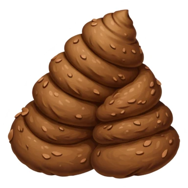 Caca qui fait un bisou sticker