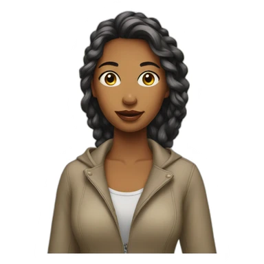 Beautiful lady walking down the street sticker