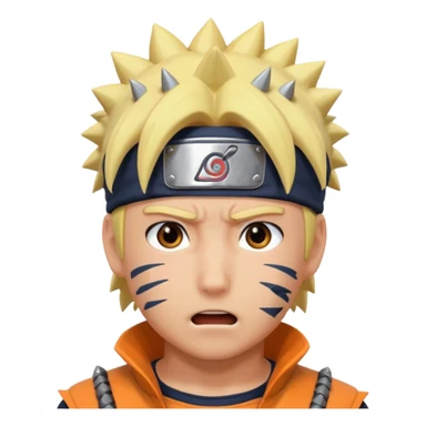 Naruto different reactions sticker