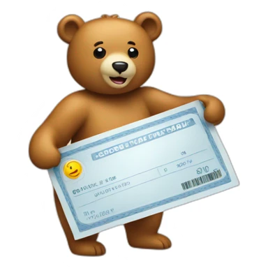 bear redeeming coupon sticker