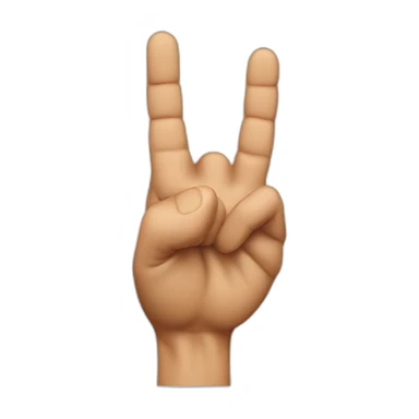 Wrinkled old hand middle finger sticker