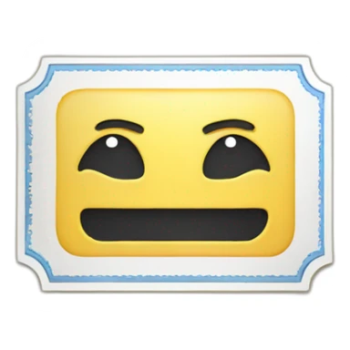 promo ticket sticker