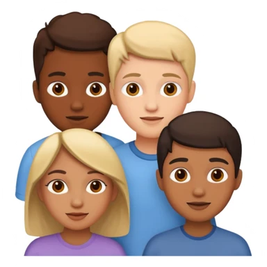 4 friends  sticker