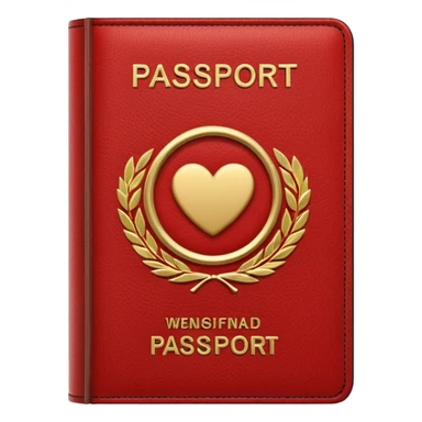 red passport sticker
