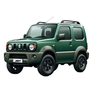Suzuki green dark jimmy sticker