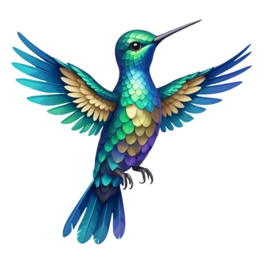 colibri sticker