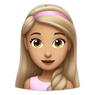 Ariana Grande with a béer sticker