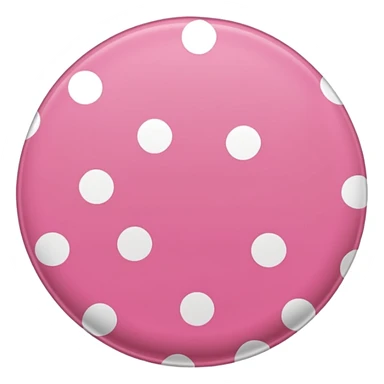 brown pink polka dots sticker