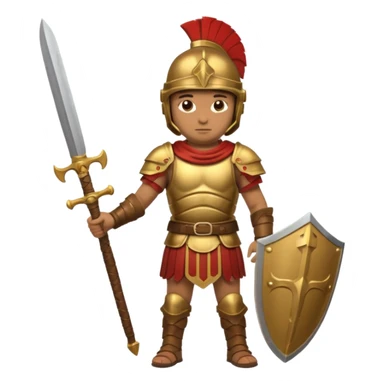 roman soldier fullbody sticker