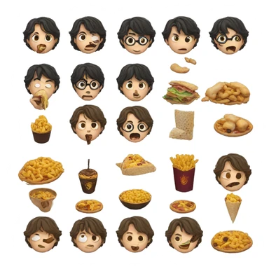 harry potter eating sticker