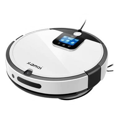 xiamoni robot vacuum white sticker