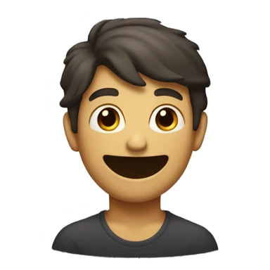 Emoji de color oscuro con una curita en la nariz casi pelado  sticker