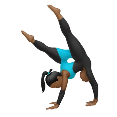 gymnastics handstand  sticker
