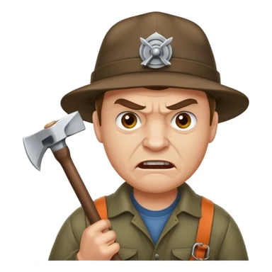 Brian robeson at the beginning of Hatchet
struggling with his parents' recent divorce and harboring . He is angry, self-pitying
He is carrying a hatchet
He is on a single-engine plane with a pilot who soon suffers a heart attack, leaving Brian to navigate the crash and his new, harsh reality. sticker