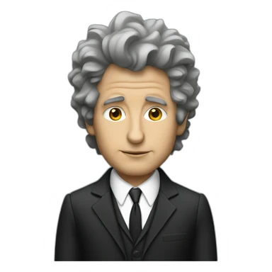 Bob Dylan in a suit sticker