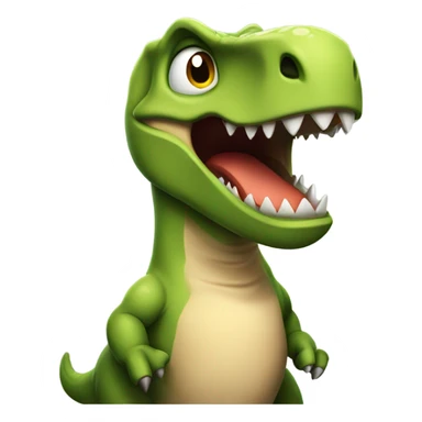Angry t-Rex with crossed arms sticker