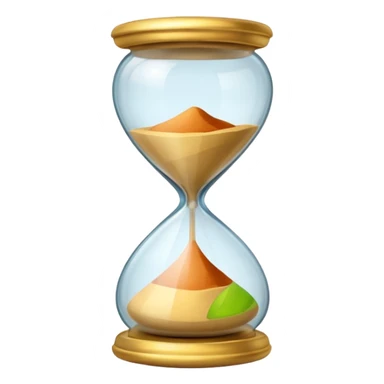 hourglass sticker