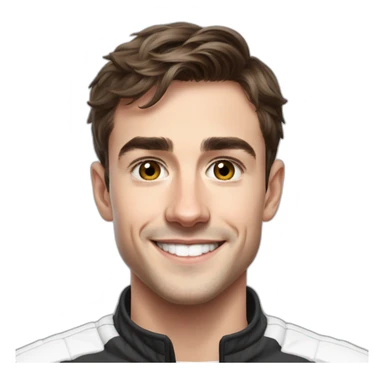 Charles leclerc sweat smile sticker