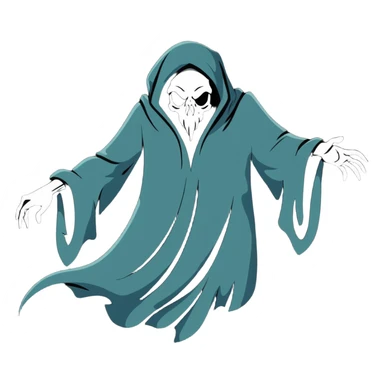 Scary Dementor floating sticker