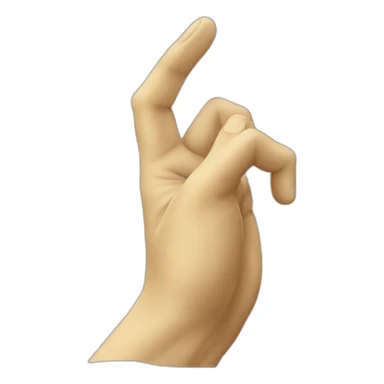 italian statue doing pinched fingers italian gesture sticker