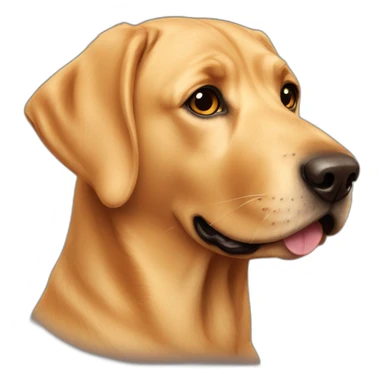 golden labrador with irish terrier sticker