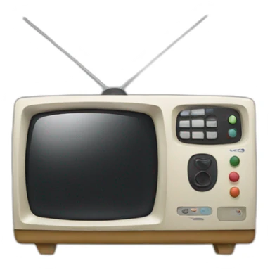 japanese tv set sticker