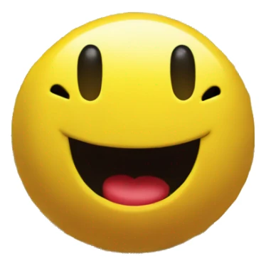 Pac-man smiling and money sticker