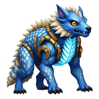 Fionbri-Wickerbeast-Protogen-Vernid-hybrid sticker