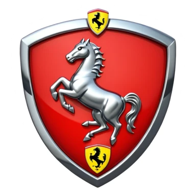 Real Ferrari badge sticker