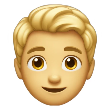 boy with sly grin sticker