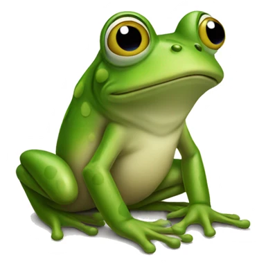 Peppe the frog sticker