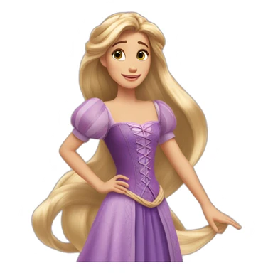 disney princess rapunzel sticker