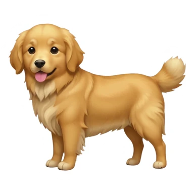6 legged golden retriever sticker