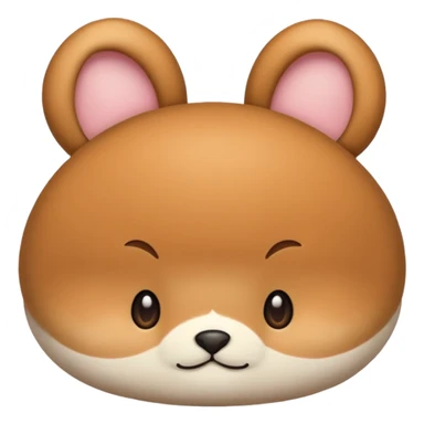 Normal bun in food  sticker