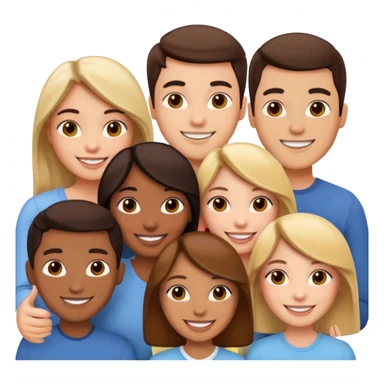 friends selfie smiling sticker