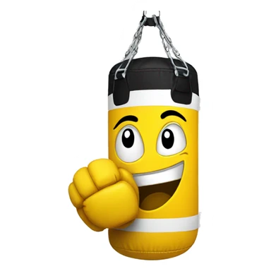 punching bag sticker