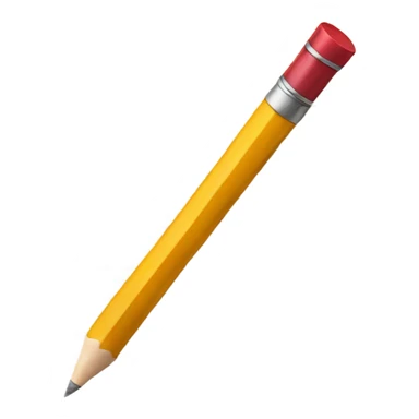 writing pencil on a document sticker