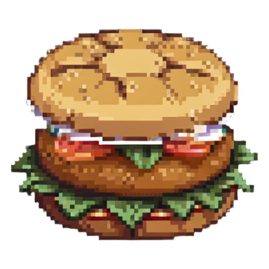 chicken patty sticker