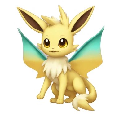 Eeveelution-Cute-Dragon-Pokémon-fusion full body sticker