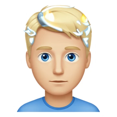 hombre rubio sticker