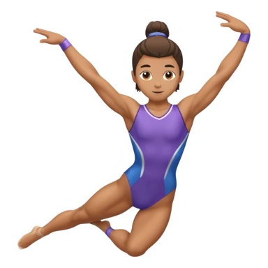 gymast of gymnastic artistic sticker